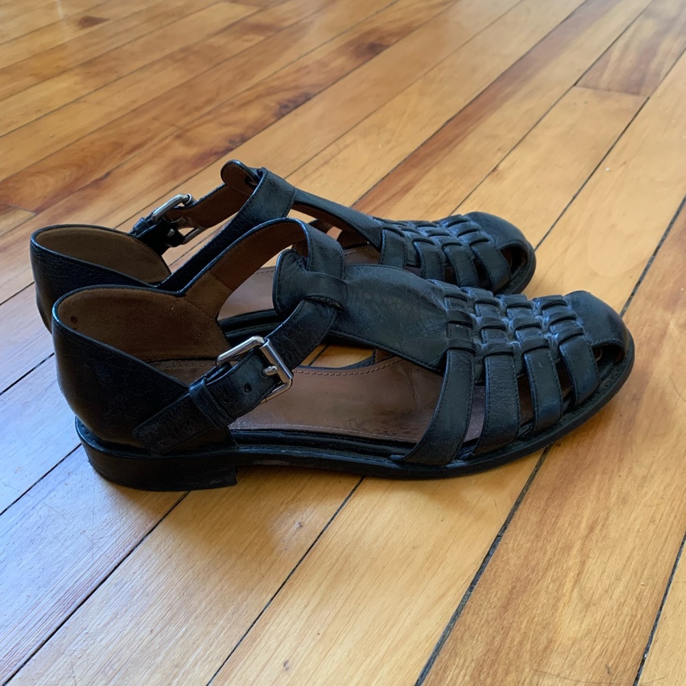 Black Church’s Kelsey Fisherman Sandals size 37